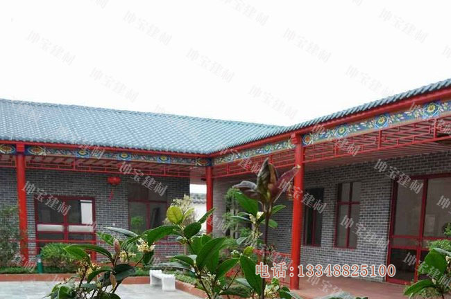 樹脂瓦庭院，傳統文化與現代文明相結合的別致景觀
