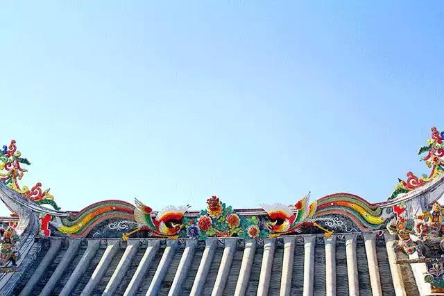 潮州嵌瓷，屋頂生花